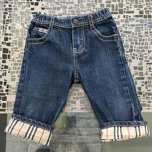 Burberry - Denim Jeans - Size 6 Months - Roll Cuffs